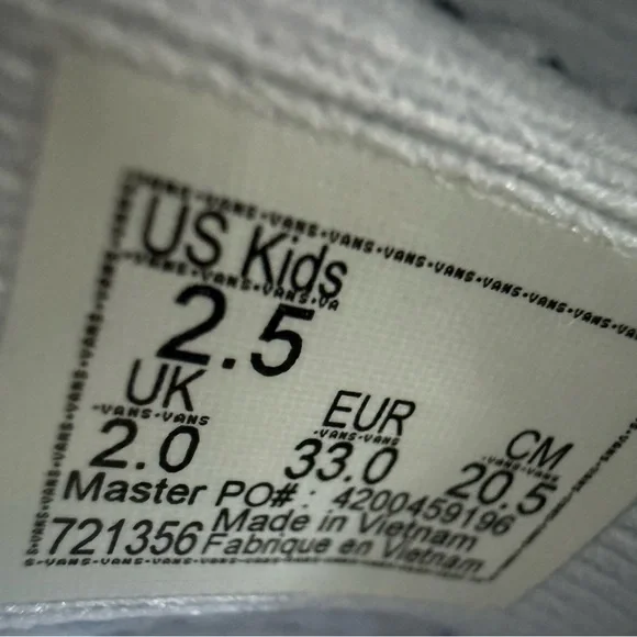 VANS UltraRange V Shoe Multi-Terrain, Easy-On, Cushioning | Size 2.5Y | EUC - Picture 5 of 11